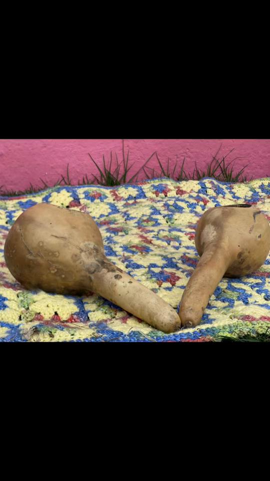 Traditional objects displayed during Heritage Day activities, from the academy’s TikTok clip.